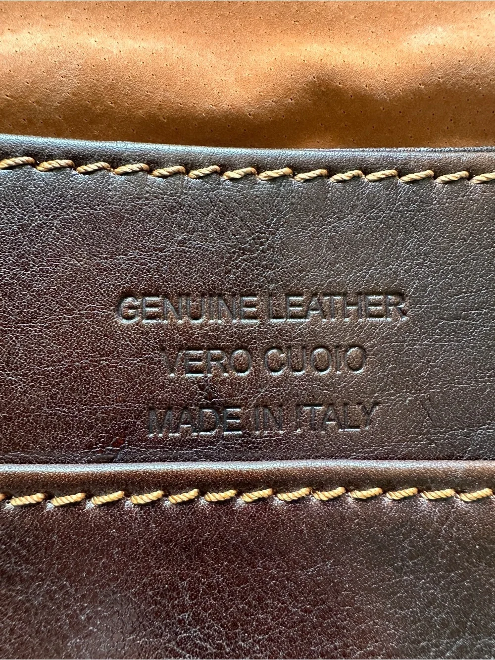 Leather Messenger Bag in Dark Brown - Classic Men's Briefcase